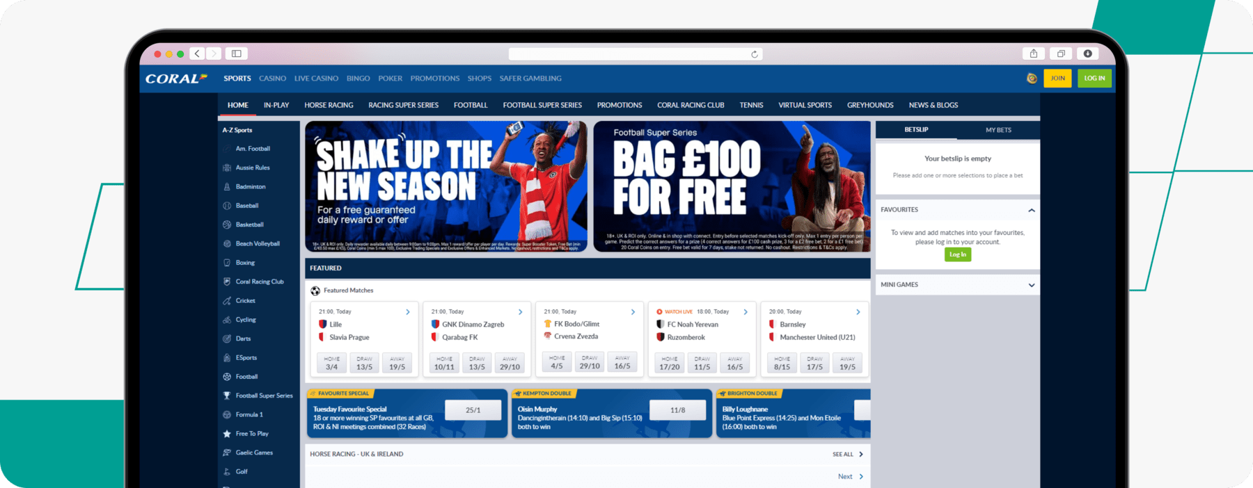 coral best bookies desktop screenshot